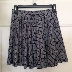 Pattern Skater Skirt
